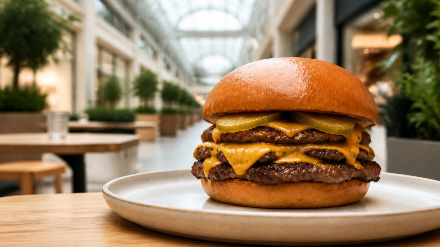 Smash burger aux Nouvelles Galeries à Annecy